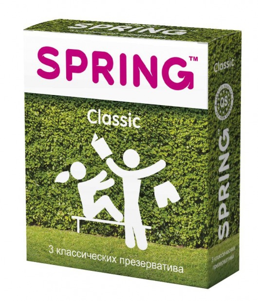 Классические презервативы SPRING CLASSIC - 3 шт. - SPRING - купить с доставкой в Реутове