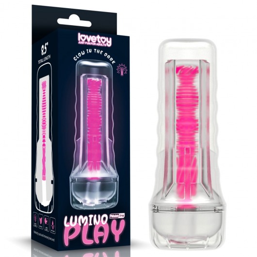 Светящийся в темноте мастурбатор 8.5 Lumino Play Masturbator - Lovetoy - в Реутове купить с доставкой