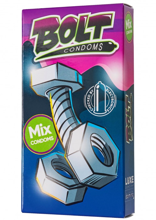 Набор презервативов Bolt Condoms - Luxe - купить с доставкой в Реутове