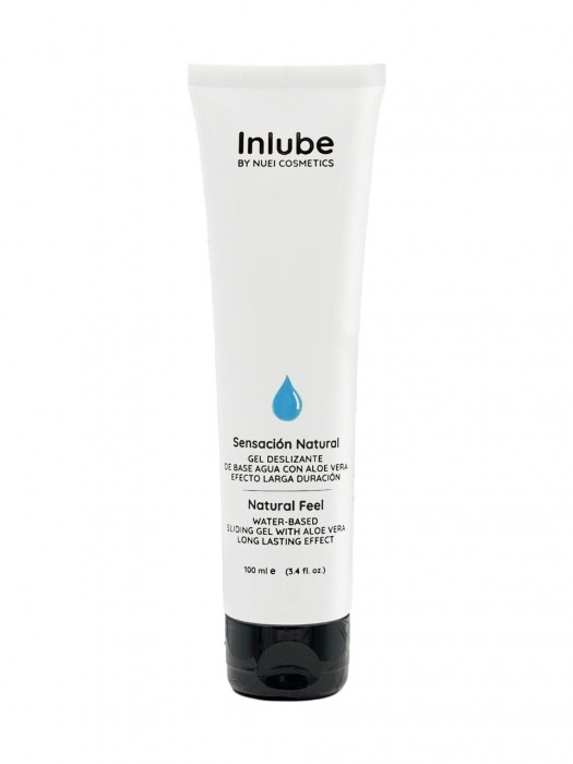 Интимный лубрикант с алоэ вера Inlube Natural Feel - 100 мл. - Nuei cosmetics - купить с доставкой в Реутове