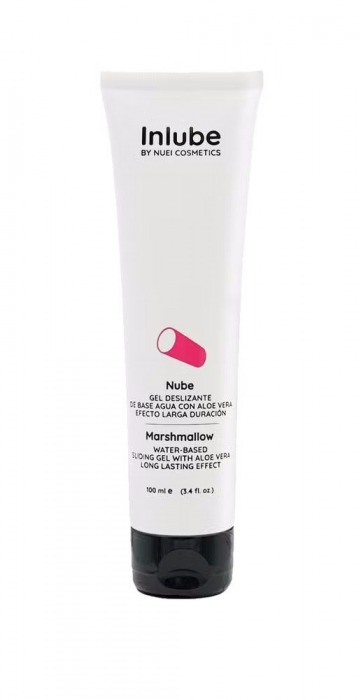 Лубрикант на водной основе Nuei Inlube с алоэ вера и ароматом маршмеллоу -100 мл. - Nuei cosmetics - купить с доставкой в Реутове