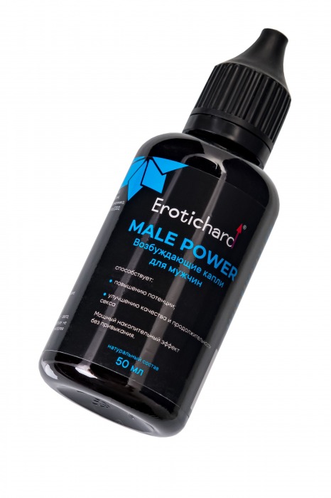 Капли для мужчин Erotichard Male Power - 50 мл. - Erotic Hard - купить с доставкой в Реутове