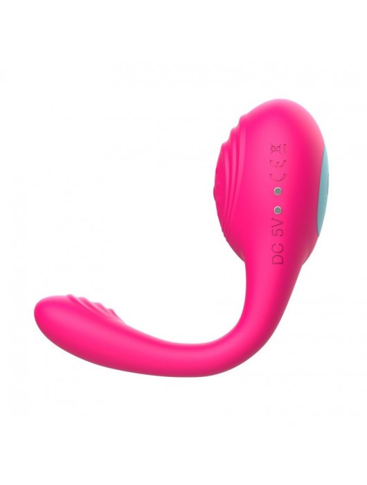 Розовое виброкольцо с пультом ДУ - I-MOON - в Реутове купить с доставкой