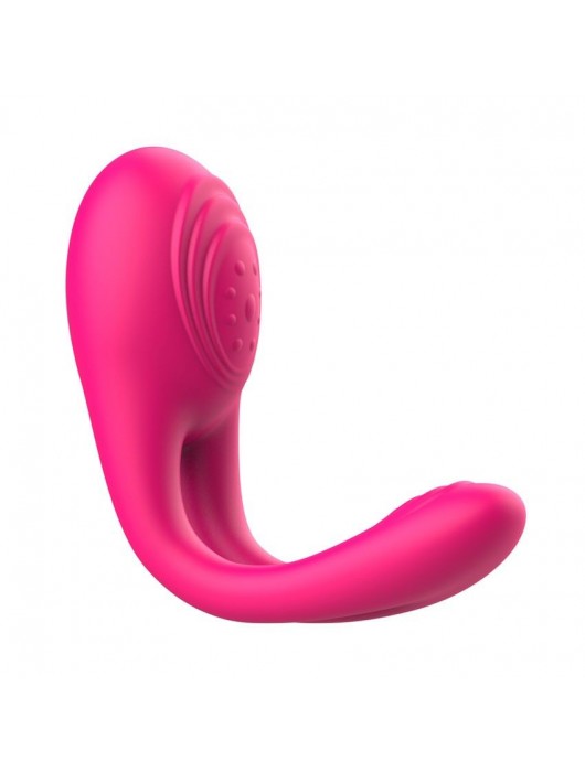 Розовое виброкольцо с пультом ДУ - I-MOON - в Реутове купить с доставкой