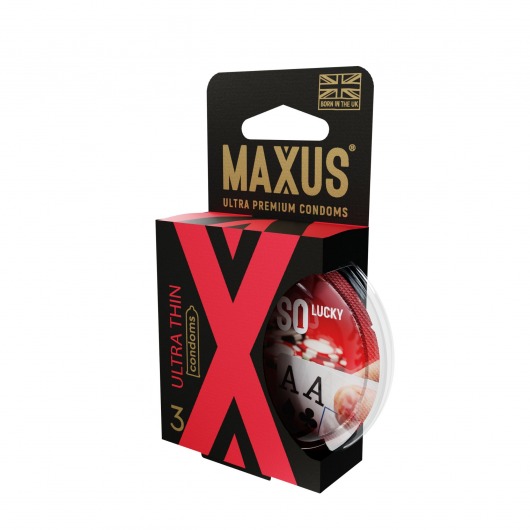 Ультратонкие презервативы MAXUS AIR Ultra Thin - 3 шт. - Maxus - купить с доставкой в Реутове