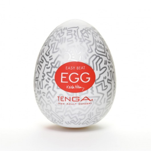 Мастурбатор-яйцо Keith Haring EGG PARTY - Tenga - в Реутове купить с доставкой