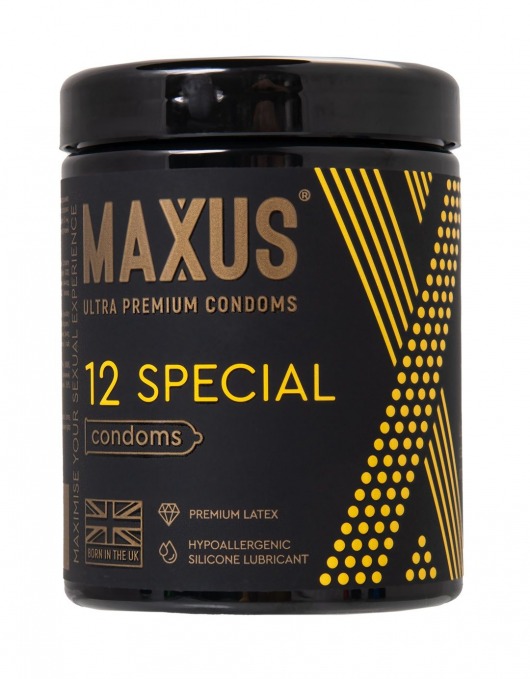 Презервативы с точками и рёбрами MAXUS Special - 12 шт. - Maxus - купить с доставкой в Реутове