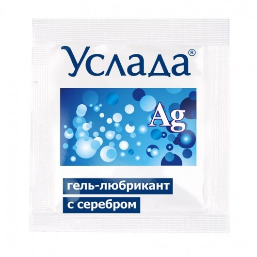 Гель-лубрикант «Услада с серебром» - 3 гр. - Биоритм - купить с доставкой в Реутове