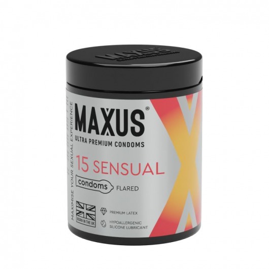Анатомические презервативы MAXUS Sensual - 15 шт. - Maxus - купить с доставкой в Реутове