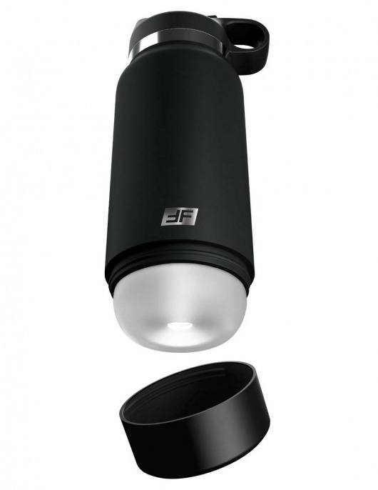 Черный мастурбатор в виде бутылки Fap Flask - Pipedream - в Реутове купить с доставкой