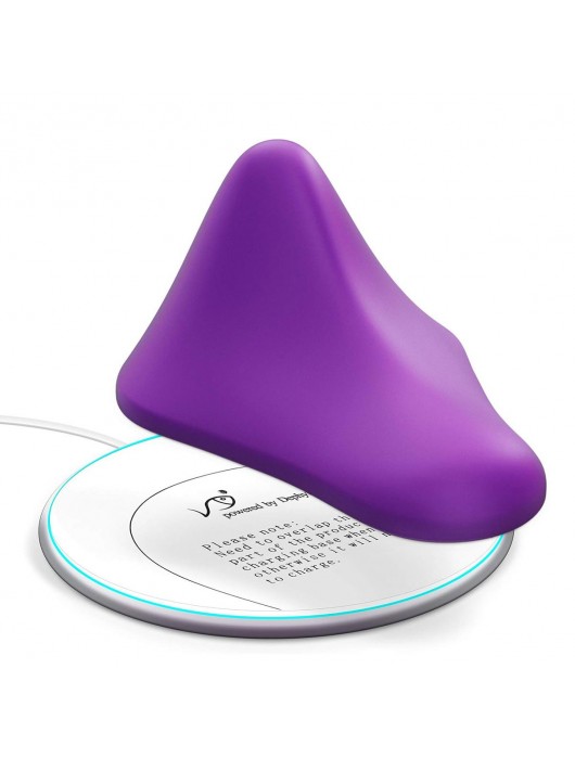 Фиолетовый треугольный вибромассажер Triangle Muscle Massager - Tracy s Dog