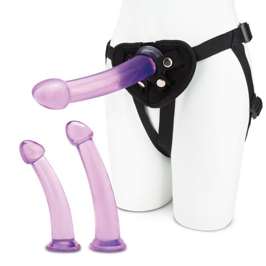 Тренировочный набор с тремя насадками Pegging Training Set - Lux Fetish - купить с доставкой в Реутове