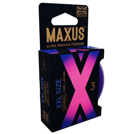 Презервативы Maxus XXL увеличенного размера - 3 шт. - Maxus - купить с доставкой в Реутове