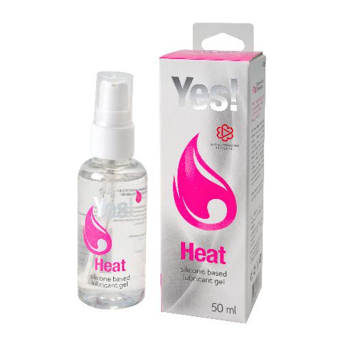 Возбуждающая силиконовая вагинальная смазка Yes Heat - 50 мл. - Sitabella - купить с доставкой в Реутове