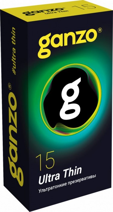 Прозрачные ультратонкие презервативы Ganzo Ultra thin - 15 шт. - Ganzo - купить с доставкой в Реутове