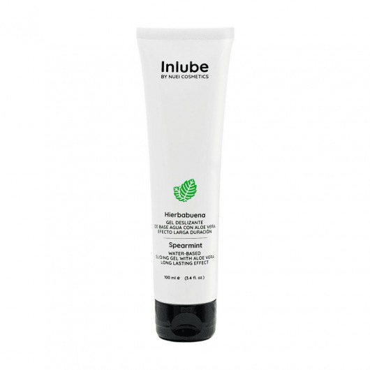 Водный лубрикант Nuei Inlube с алоэ вера и ароматом мяты - 100 мл. - Nuei cosmetics - купить с доставкой в Реутове
