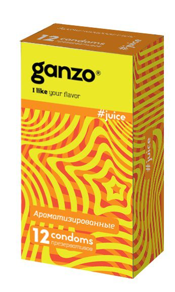 Ароматизированные презервативы Ganzo Juice - 12 шт. - Ganzo - купить с доставкой в Реутове