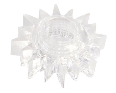 Прозрачное гелевое эрекционное кольцо-солнце - Toyfa Basic - в Реутове купить с доставкой