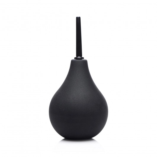 Черный анальный душ Thin Tip Enema Bulb - XR Brands - купить с доставкой в Реутове