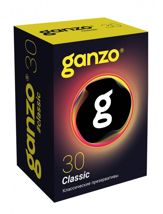 Классические презервативы с обильной смазкой Ganzo Classic - 30 шт. - Ganzo - купить с доставкой в Реутове