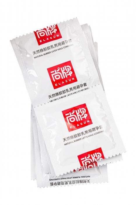 Презервативы с точками и ребрами Elasun Ribbed and Dotted - 10 шт. - Elasun - купить с доставкой в Реутове