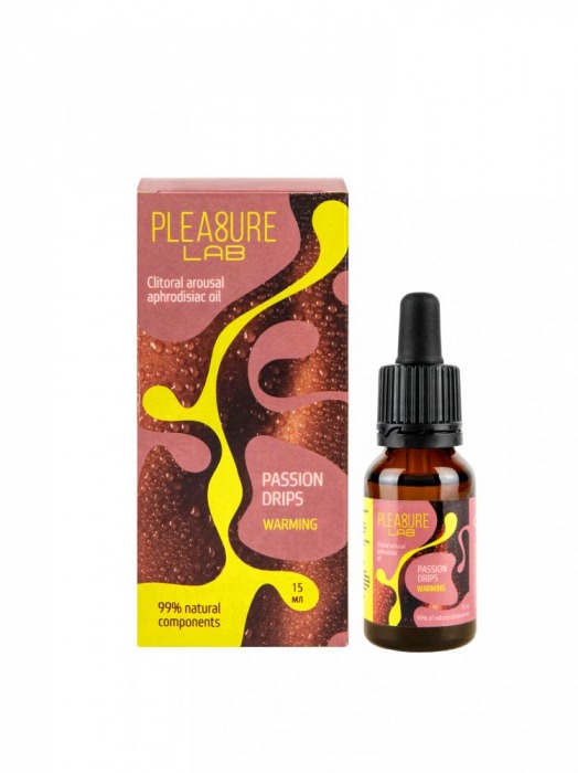 Капли с согревающим эффектом Passion Drips Warming - 15 мл. - Pleasure Lab - купить с доставкой в Реутове