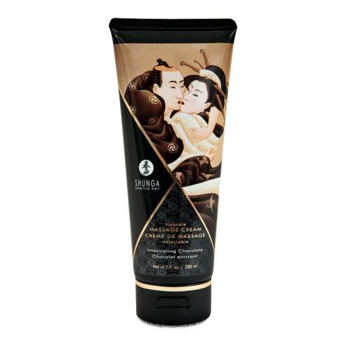 Массажный крем для тела с ароматом шоколада Intoxicating Chocolate - 200 мл. - Shunga - купить с доставкой в Реутове