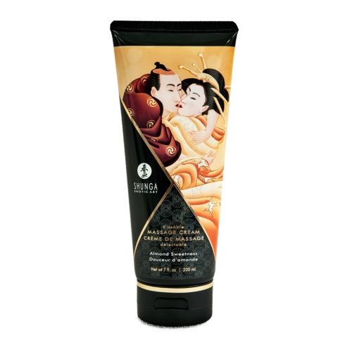 Массажный крем для тела с ароматом миндаля Almond Sweetness - 200 мл. - Shunga - купить с доставкой в Реутове