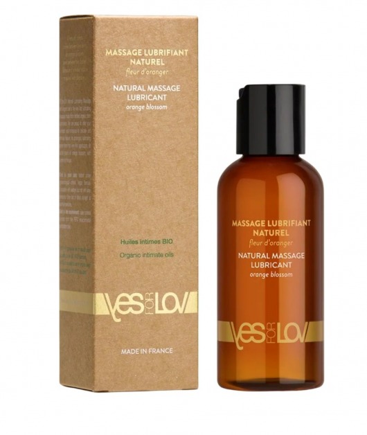 Натуральная массажная смазка Natural Lubricant Orange Blossom - 100 мл. - YESforLOV - купить с доставкой в Реутове