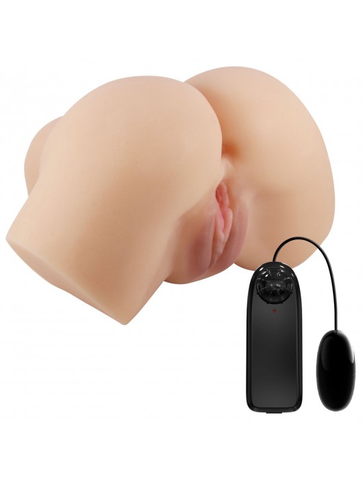 Телесный мастурбатор-полуторс Hailey с вибрацией - Baile - в Реутове купить с доставкой