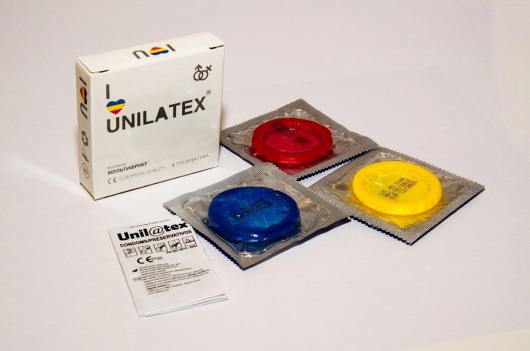 Разноцветные ароматизированные презервативы Unilatex Multifruits - 3 шт. - Unilatex - купить с доставкой в Реутове