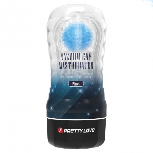 Прозрачный текстурированный мастурбатор Vacuum Cup Masturbator Planet - Baile - в Реутове купить с доставкой