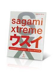 Ультратонкий презерватив Sagami Xtreme SUPERTHIN - 1 шт. - Sagami - купить с доставкой в Реутове