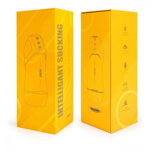 Белый вибромастурбатор Hero с режимом вакуума - A-LOVING - в Реутове купить с доставкой