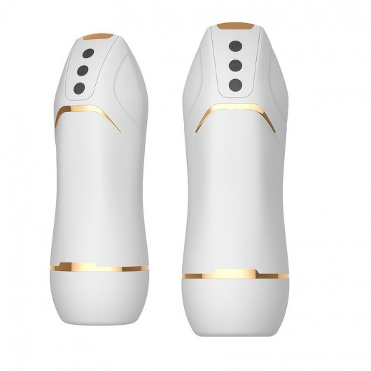 Белый вибромастурбатор Hero с режимом вакуума - A-LOVING - в Реутове купить с доставкой