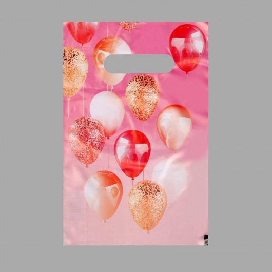 Пакет «Праздничные шары» с вырубной ручкой (20х30 см) - UPAK LAND - купить с доставкой в Реутове