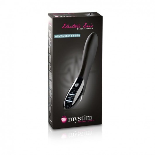 Черный вибратор с миостимуляцией Mystim Electric Eric Black Edition - 27 см. - MyStim - купить с доставкой в Реутове