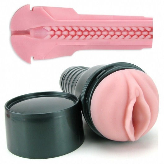 Мастурбатор-вагина Fleshlight - Vibro Pink Lady Touch с вибрацией - Fleshlight - в Реутове купить с доставкой