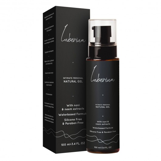 Интимный гель на водной основе с экстрактами нони и нима Luberium Natural Gel - 100 мл. - Luberium - купить с доставкой в Реутове