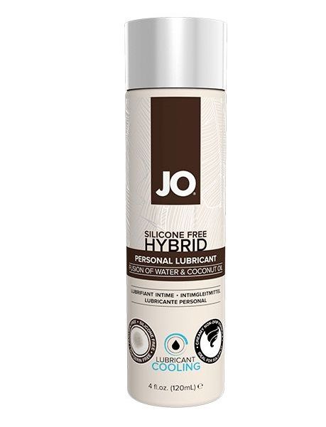 Водно-масляный лубрикант с охлаждающим эффектом JO Silicon free Hybrid Lubricant COOLING - 120 мл. - System JO - купить с доставкой в Реутове