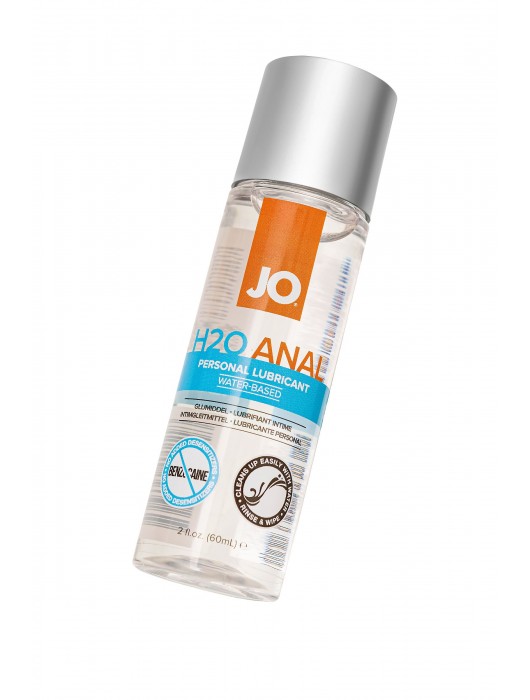 Анальный лубрикант на водной основе JO Anal H2O - 60 мл. - System JO - купить с доставкой в Реутове