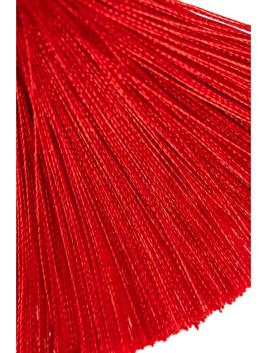 Зажимы на соски «Прищепки» с красными кисточками из шелка - Pecado - купить с доставкой в Реутове