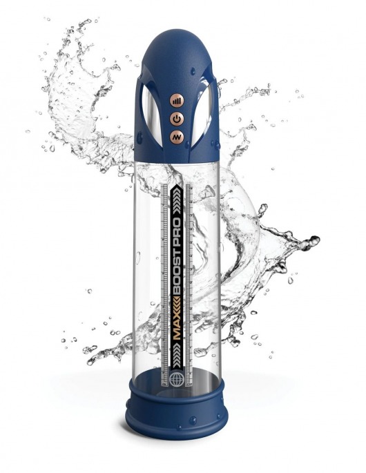 Синяя вакуумная автоматическая помпа Max Boost Pro Flow - Pipedream - в Реутове купить с доставкой