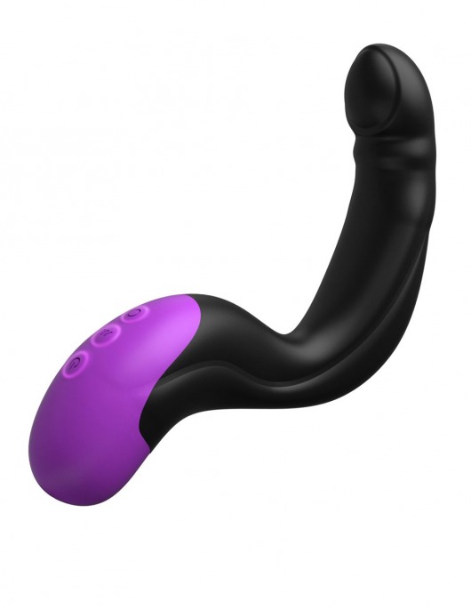 Черно-фиолетовый вибромассажёр простаты Hyper-Pulse P-Spot Massager - Pipedream - в Реутове купить с доставкой