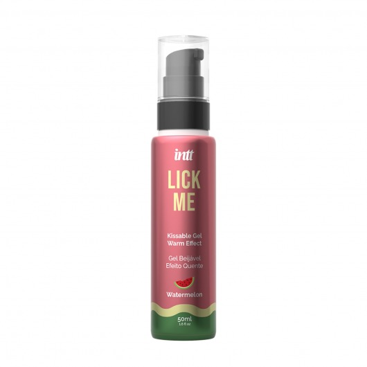 Гель Lick Me с согревающим эффектом и ароматом арбуза - 50 мл. - INTT - купить с доставкой в Реутове