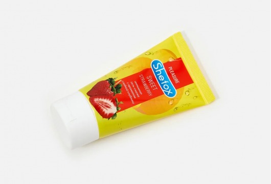 Интимная гель-смазка Shefox «Сладкая клубника» - 50 мл. - Shefox - купить с доставкой в Реутове