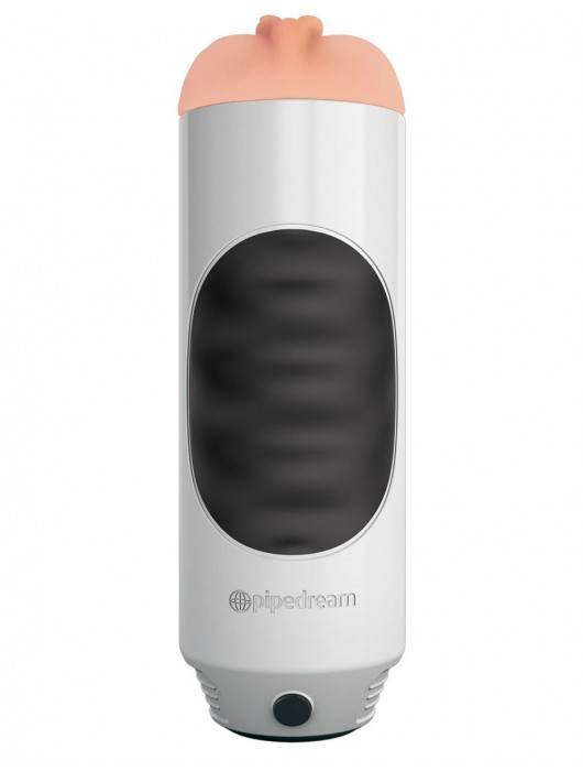 Мастурбатор-вагина Extreme Toyz Mega Grip Vibrating Stroker Mouth - Pipedream - в Реутове купить с доставкой