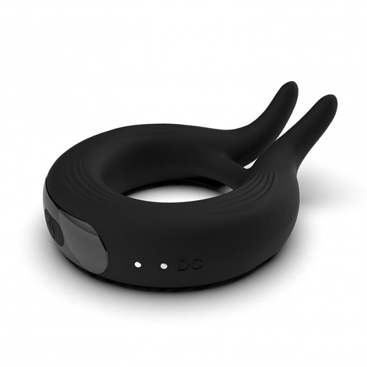 Черное эрекционное кольцо Marry Me Rechargeable Vibrating Cockring - Adrien Lastic - в Реутове купить с доставкой