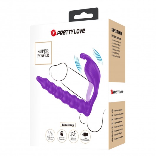 Лиловая насадка для двойного проникновения Blackney - Baile - купить с доставкой в Реутове