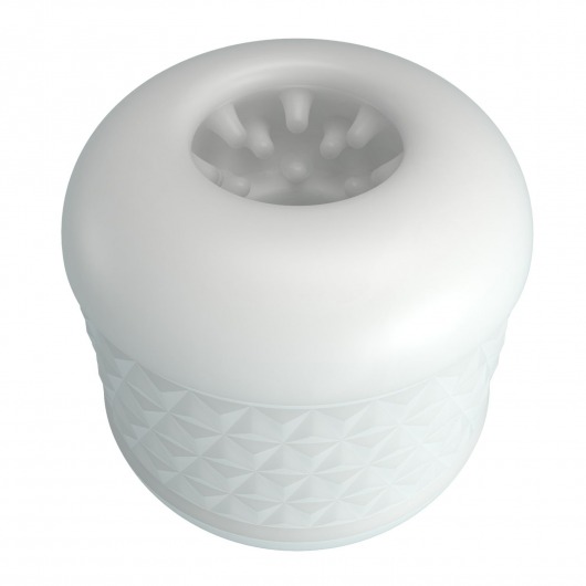 Белый сквозной мастурбатор Crystle - Baile - в Реутове купить с доставкой